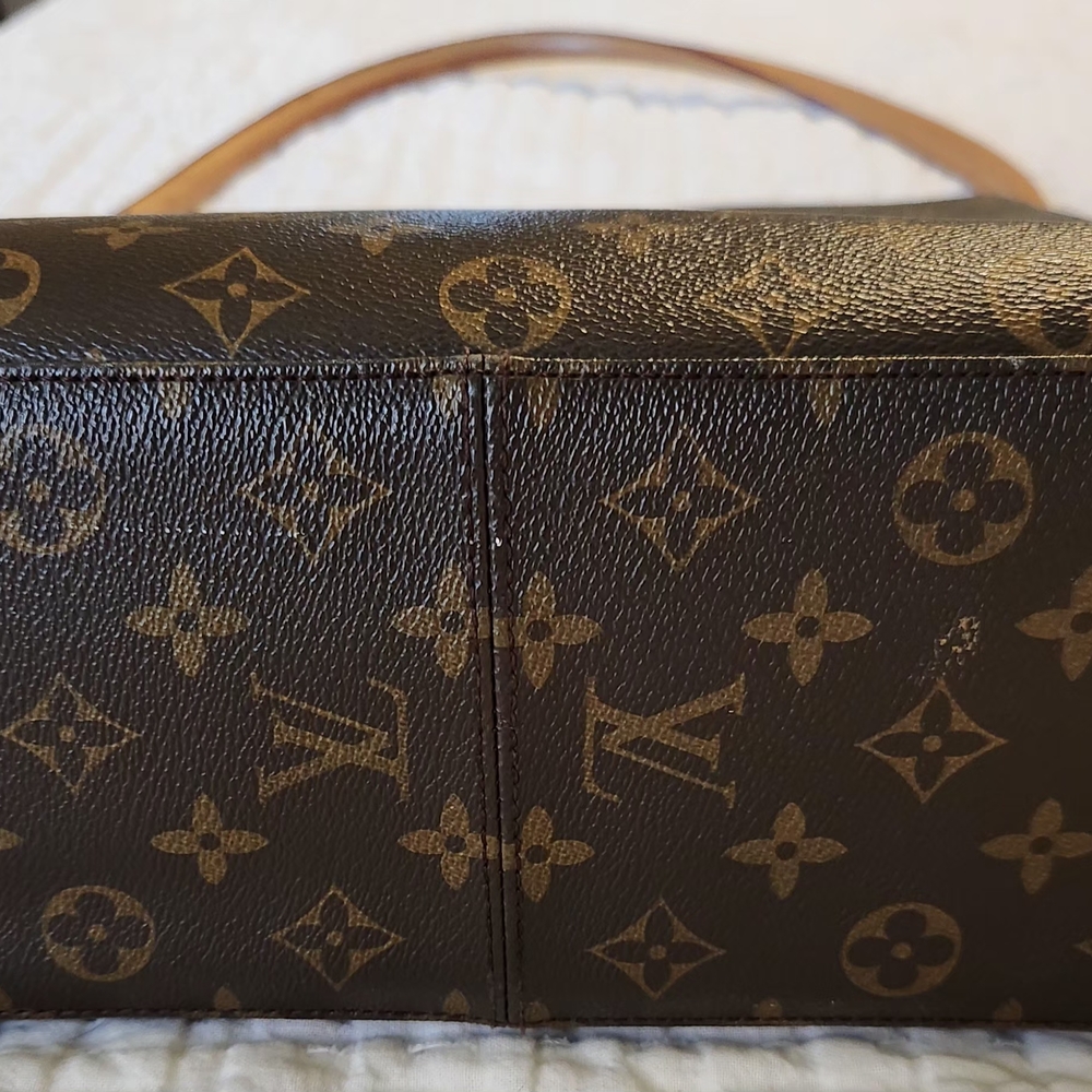 Louis Vuitton Brown Monogram Looping GM Shoulder Bag with Vachetta Leather - Picture 8 of 12